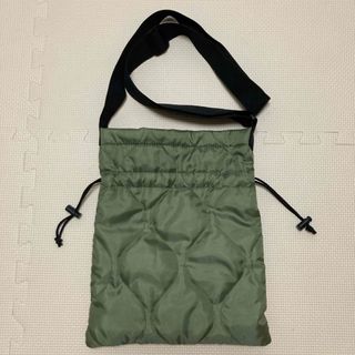 coca - キルティング巾着ショルダーバッグ （Khaki）