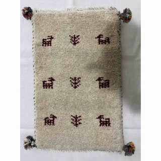 ペルシャ絨毯 手織り ギャッベ(ラグ)