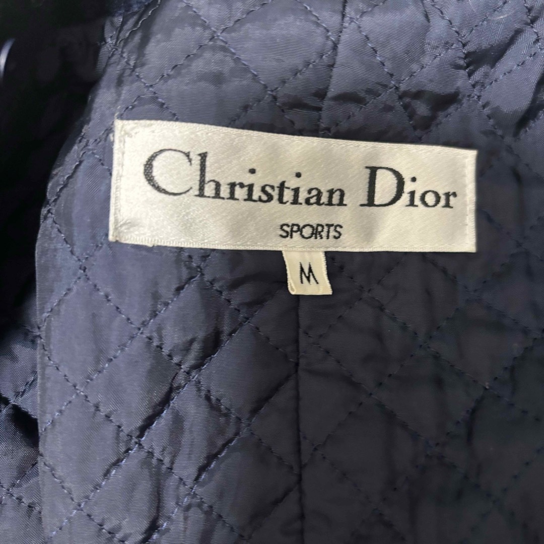Christian Dior(クリスチャンディオール)のクリスチャンディオールスポーツ　ヴィンテージ　ベルベット　ジャケット　ネイビー レディースのジャケット/アウター(その他)の商品写真