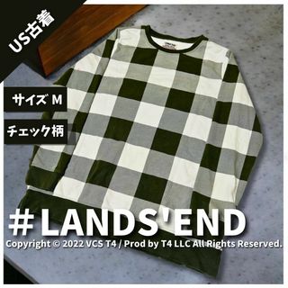 LANDS’END - 【US古着】ランズエンド トレーナー・スウェット M ミドルウェイト ✓4024