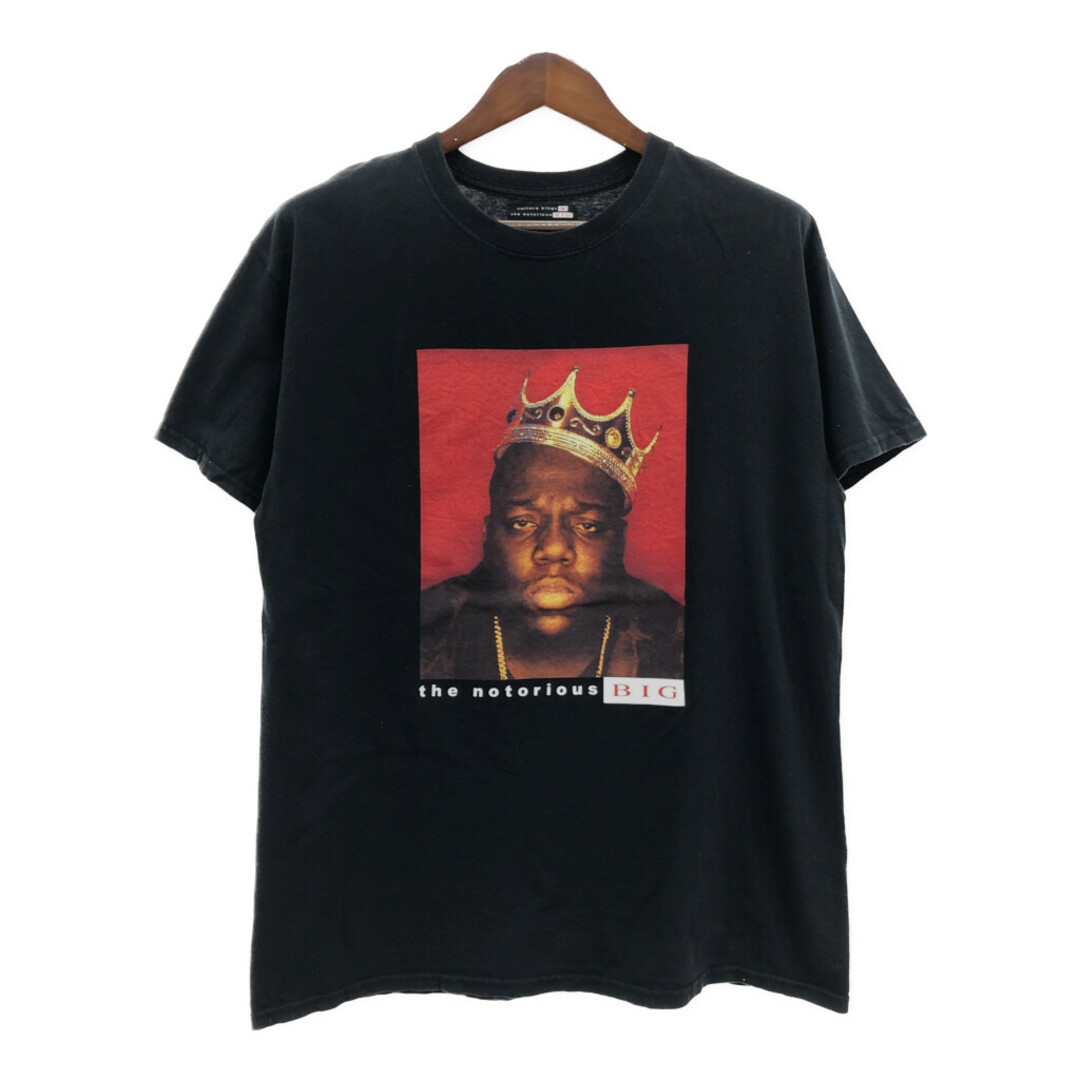the notorious BIG ビギー 半袖Tシャツ ラップT ブラック the notorious BIG ビギー 半袖Tシャツ ラップT ブラック