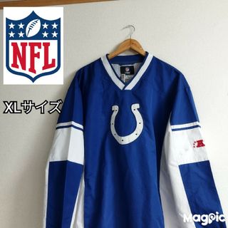 NFL インディアナコルツ ナイロンプルオーバー オーバーサイズ シンプル(ナイロンジャケット)