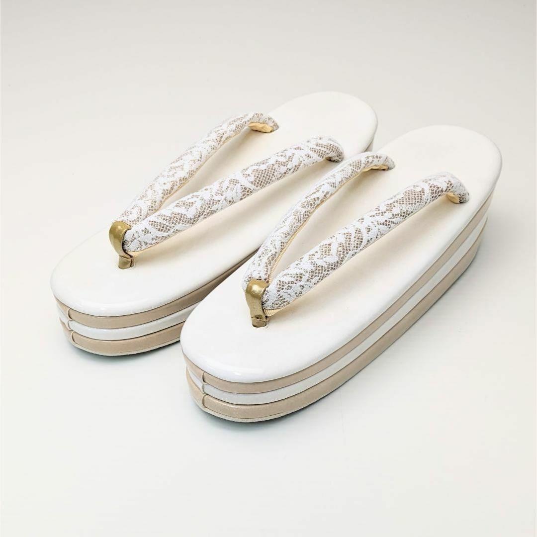 和装 草履 バッグ セット レース×ラメ 白 ベージュ フリーサイズ u73-1 和装 草履 バッグ セット レース×ラメ 白 ベージュ フリーサイズ