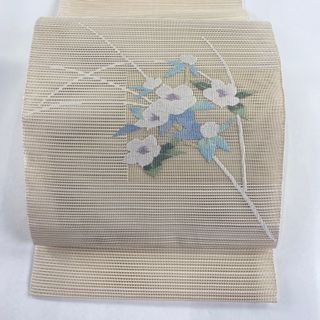 名古屋帯 美品 秀品 正絹 【中古】(帯)