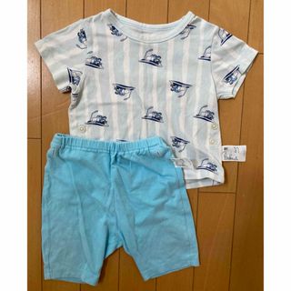 UNIQLO - ユニクロ　半袖　パジャマ　ドラえもん　80 【中古】