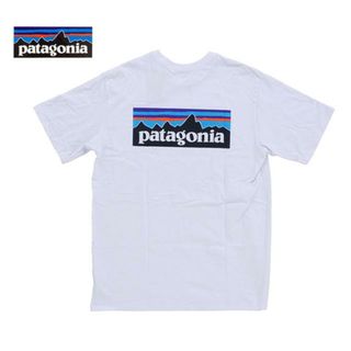 patagonia - 【アウトレット】Patagonia パタゴニア M’s P-6 Logo Responsibili-Tee レスポンシビリティー 38504 メンズ Tシャツ 半袖 バックプリント NKN  ホワイト