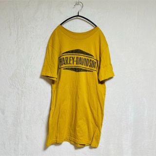 ハーレーダビッドソン(Harley Davidson)の【美品】Harley Davidson ハーレーダビッドソン マスタードTシャツ(Tシャツ/カットソー(半袖/袖なし))