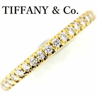 ティファニー(Tiffany & Co.)のティファニー ソレスト ダイヤモンド バンド リング 19P K18YG 5.5号(リング(指輪))