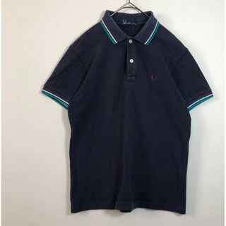 フレッドペリー(FRED PERRY)のFRED PERRY フレッドペリー　刺繍ロゴ　リブライン　 ポロシャツ　31(ポロシャツ)