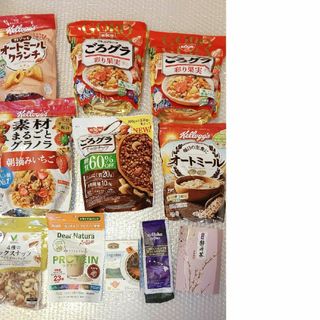 食品詰め合わせる　シリアルお茶おつまみ詰め合わせる(その他)