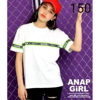 アナップガール(ANAP GiRL)のANAP GIRL ロゴテープTシャツ(Tシャツ/カットソー)