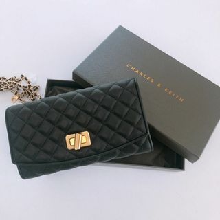 チャールズアンドキース(Charles and Keith)の新品♡CHARLES&KEITH♡チェーンウォレット♡財布♡チャールズ&キース♡(ショルダーバッグ)