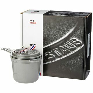 ストウブ　スープポット　１４cm ４０５０９－７０６　グレー RSTA802(調理道具/製菓道具)