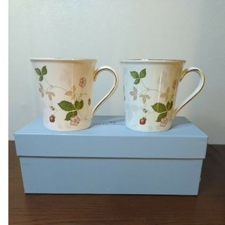 ウェッジウッド(WEDGWOOD)の新品未使用ウェッジウッドワイルドストロベリーマグカップ(食器)