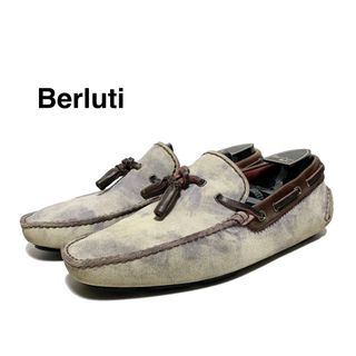 ベルルッティ(Berluti)の☆ベルルッティ スエード タッセル ドライビングシューズ ローファー イタリア製(ドレス/ビジネス)