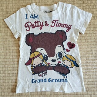 グラグラ(GrandGround)のグラグラ　サンリオコラボＴシャツ　パティ＆ジミー　サイズ５(Tシャツ/カットソー)