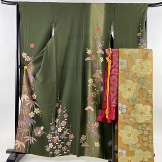 振袖 身丈161.5cm 裄丈66.5cm 正絹 秀品 【中古】