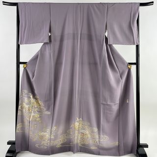 色留袖 身丈169cm 裄丈66cm 正絹 名品 【中古】(着物)