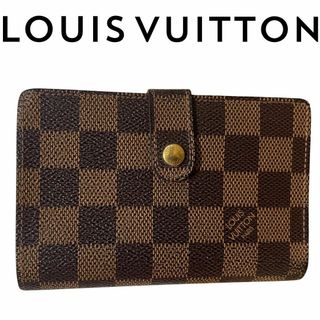 ルイヴィトン(LOUIS VUITTON)の【極美品】ルイヴィトン　ダミエ　ポルトフォイユ・ヴィエノワ 二つ折り財布(財布)