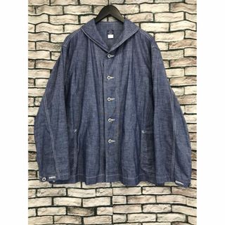 ポストオーバーオールズ(POST OVERALLS)のポスト オーバーオールズ★NAVY-BLU-Rシャンブレーカバーオールジャケット(カバーオール)