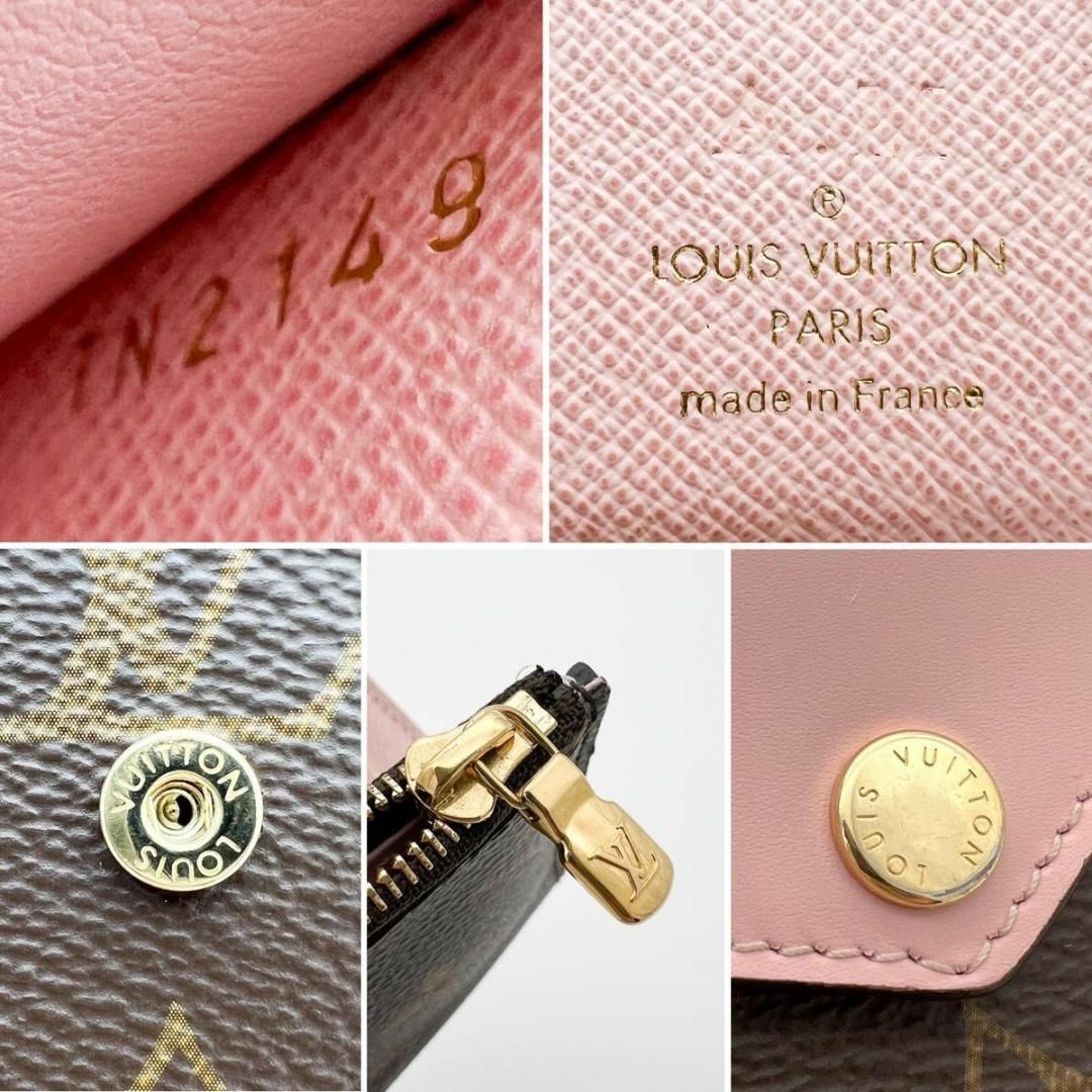 LOUIS VUITTON(ルイヴィトン)の箱付❣ヴィトン モノグラム ポルトフォイユ ゾエ ローズバレリーヌ M62933 レディースのファッション小物(財布)の商品写真