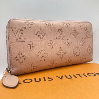 ルイヴィトン(LOUIS VUITTON)の鑑定済　ヴィトン 箱付 マヒナ モノグラム ジッピーウォレット マグノリア(財布)