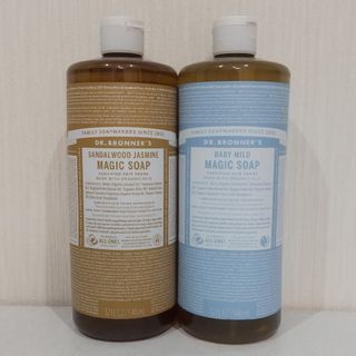 ドクターブロナー(Dr.Bronner)のマジックソープ  サンダルウッド&ジャスミン  ベビーマイルド  946ml(ボディソープ/石鹸)