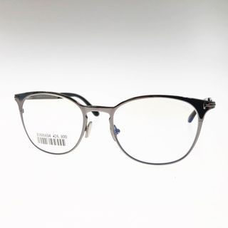 トムフォード(TOM FORD)の〇〇TOM FORD トムフォード サングラス メガネフレーム FT5732B-52 シルバー x ブラック(サングラス/メガネ)