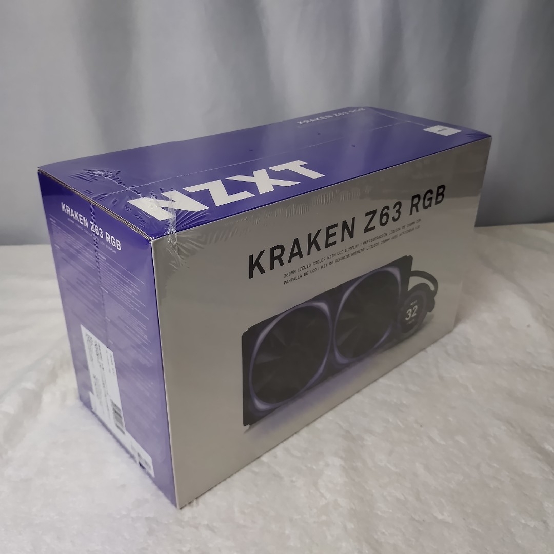 【未使用】NZXT KRAKEN Z63 RGB 白 簡易水冷 CPU クーラー スマホ/家電/カメラのPC/タブレット(PCパーツ)の商品写真