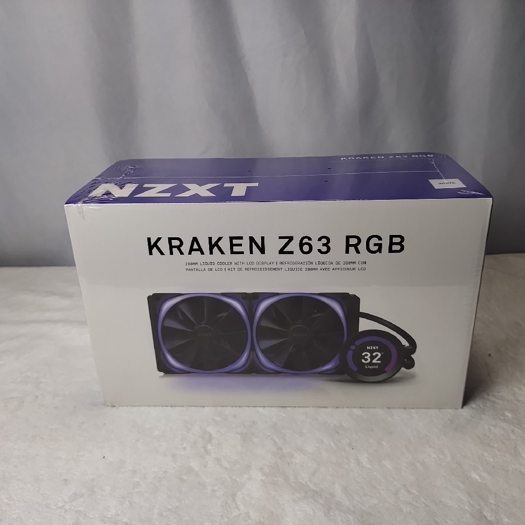 【未使用】NZXT KRAKEN Z63 RGB 白 簡易水冷 CPU クーラー スマホ/家電/カメラのPC/タブレット(PCパーツ)の商品写真