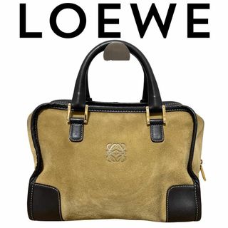 ロエベ(LOEWE)の【極美品】ロエベ LOEWE  スエード　アマソナ28 ハンドバッグ(ハンドバッグ)