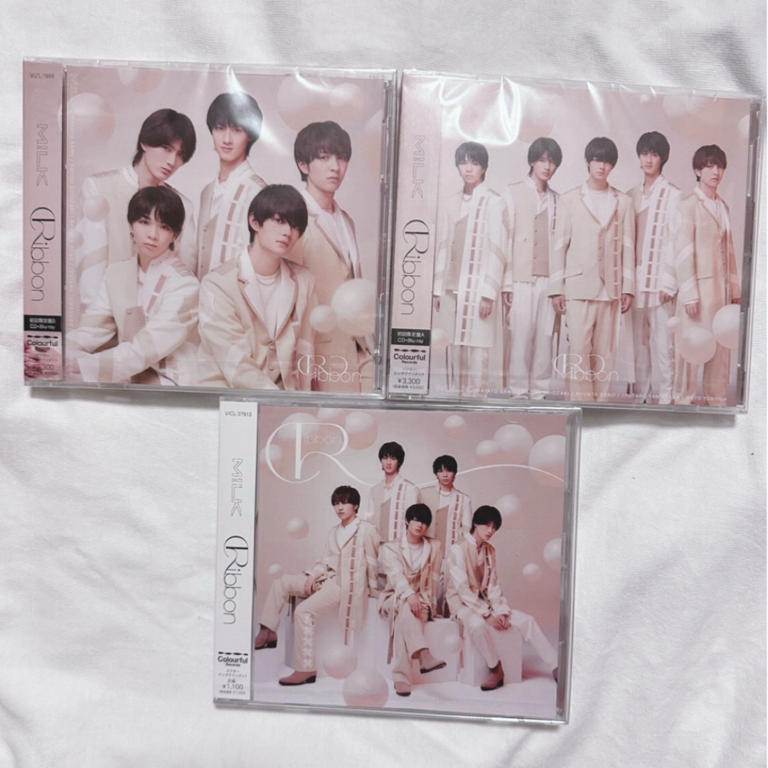 【新品未開封】M!LK Ribbon CD Blu-ray 全形態 エンタメ/ホビーのDVD/ブルーレイ(アイドル)の商品写真