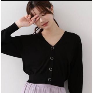 PROPORTION BODY DRESSING - プロポーションボディドレッシング　カーディガン　黒　今期品