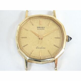 セイコー(SEIKO)のM本128 / SEIKO エクセリーヌ 腕時計 クオーツ ゴールドカラー(腕時計)