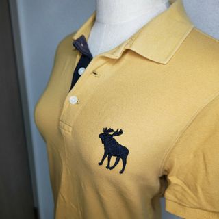 アバクロンビーアンドフィッチ(Abercrombie&Fitch)のアバクロ Abercrombie＆Fitch  ポロシャツ マスタードｶﾗｰ(ポロシャツ)