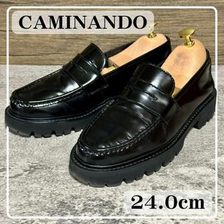 カミナンド(CAMINANDO)の【1点限定】Caminando 別注コインローファー 21147W レア(ローファー/革靴)