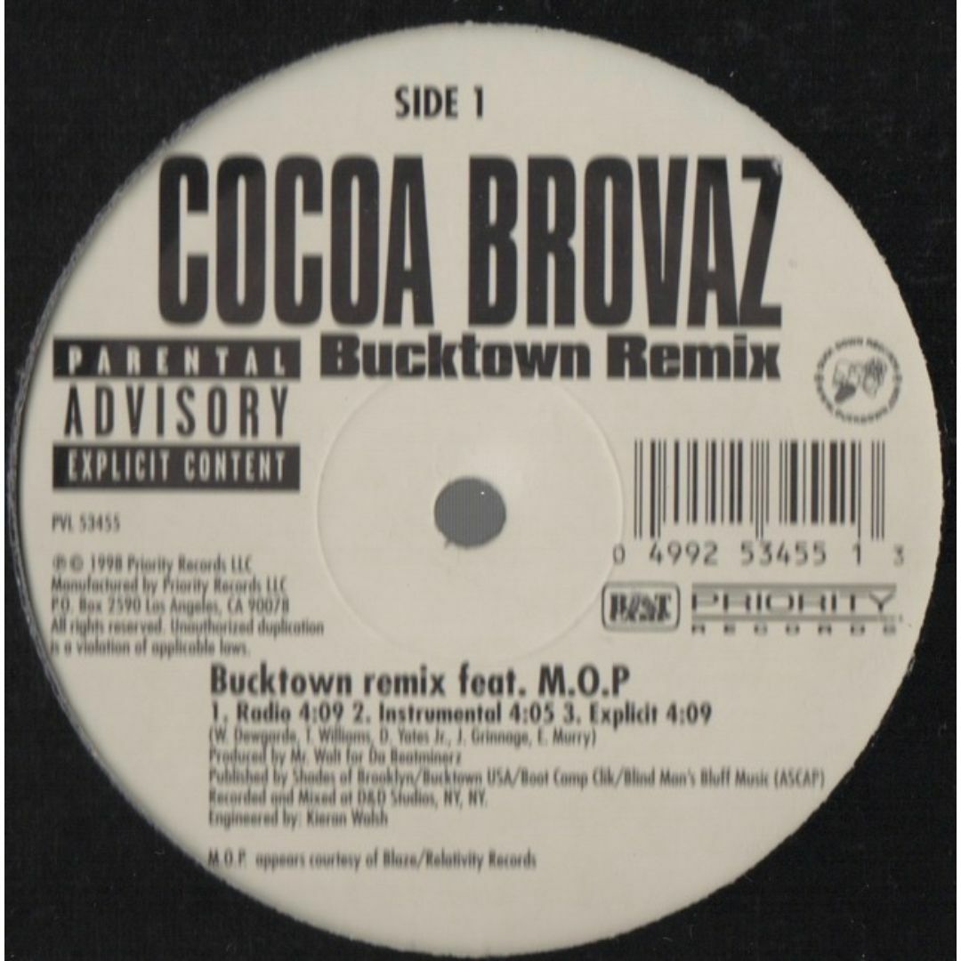 【廃盤12inch】Cocoa Brovaz / Bucktown (Remix エンタメ/ホビーのエンタメ その他(その他)の商品写真