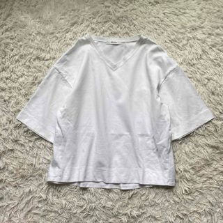 エブール(ebure)の美品✨エブール カットソー 春服 ポロシャツ 夏服 Ｖネック オーバーサイズ(ポロシャツ)