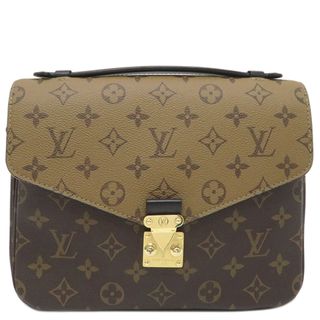 ルイヴィトン(LOUIS VUITTON)のルイヴィトン LOUIS VUITTON 2WAYバッグ ポシェット メティス MM モノグラムキャンバス モノグラムリバースキャンバス モノグラムリバース ゴールド金具 茶 ショルダー  M44876 RFID 【箱】【中古】(ショルダーバッグ)