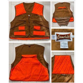 ヴィンテージ(VINTAGE)のdeadstock 90s game hide vest hunting XXL(ベスト)