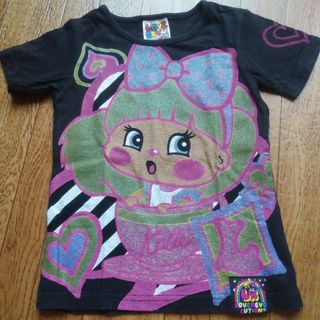 ラブレボリューション　プリントＴシャツ Katie ブラック　120