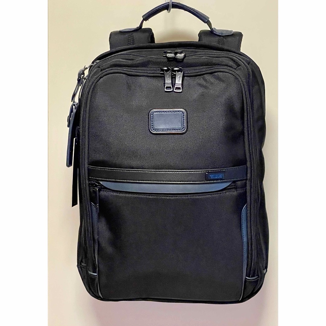 未使用】TUMI Slim バックパック 青パッチ バッグパック/リュック 未使用】TUMI Slim バックパック 青パッチ バッグパック/リュック