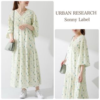 URBAN RESEARCH - アーバンリサーチ　サニーレーベル  花柄　ロング　ワンピース