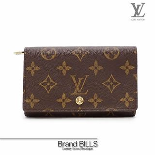 ルイヴィトン(LOUIS VUITTON)の未使用品 ルイ ヴィトン ポルトモネ・ビエ トレゾール 折り財布 M61730 モノグラム ブラウン ゴールド金具(財布)