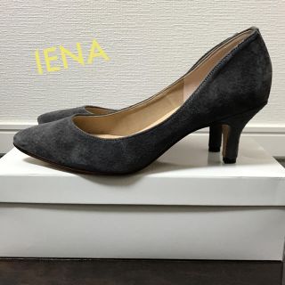 スローブイエナ(SLOBE IENA)のIENA SLOBE グレー 23.5(ハイヒール/パンプス)