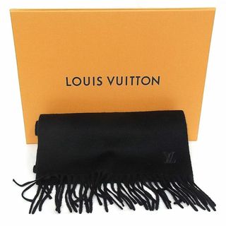 ルイヴィトン(LOUIS VUITTON)のルイヴィトン　LOUIS VUITTON　マフラー エシャルプ ジェラム 　M75362　カシミヤ ノワール　ブラック　レディース　メンズ(マフラー/ショール)