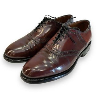 アレンエドモンズ(Allen Edmonds)のアレンエドモンズ サドルシューズ プレーントゥ 革靴 7 25.5cm ブラウン(ドレス/ビジネス)