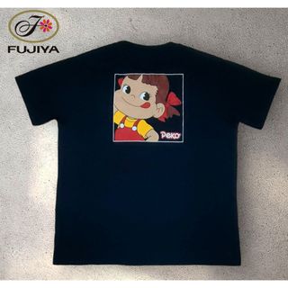 不二家 - 不二家 ペコちゃん バックプリント Tシャツ