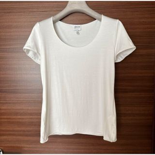 アルマーニ コレツィオーニ(ARMANI COLLEZIONI)のARMANI COLLEZIONI  白Tシャツ(Tシャツ(半袖/袖なし))