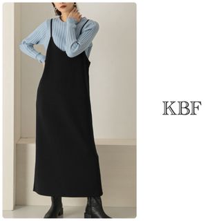 KBF - KBF カットロングキャミワンピース